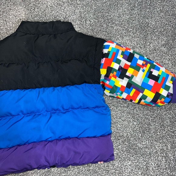 LEGO PUFFER KIDS COAT ZIP OFF SLEEVES VEST - Picture 5 of 9